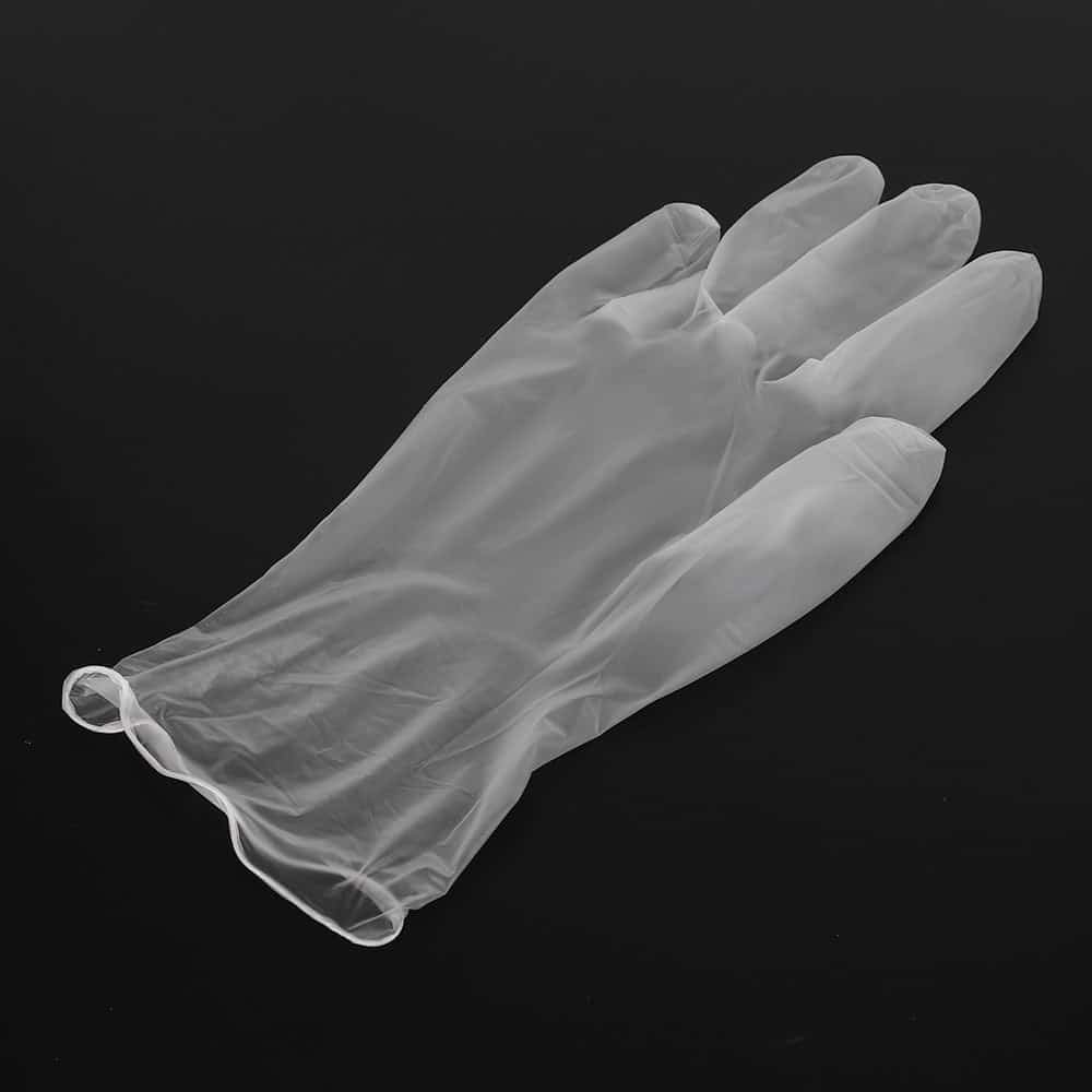 Guantes De Vinilo Sin Polvo Transparentes Talla S