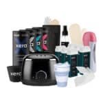 PROMO 4 Premium - Discos de Cera 2 kg en Tubos + 6 Cartuchos Roll-On + Accesorios